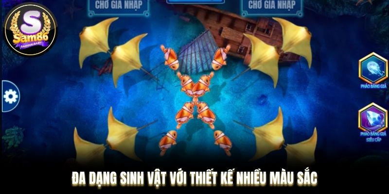 Sinh vật đa dạng xuất hiện để nhận thưởng