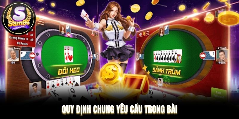 Quy định chung yêu cầu trong bài